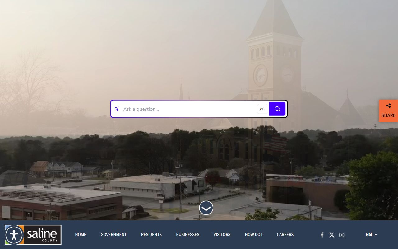 Bryant Saline County Arkansas government portal marriage license