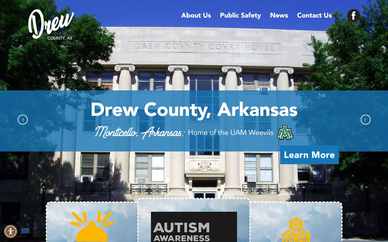 Drew County Arkansas government portal for marriage license